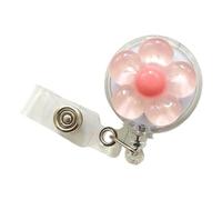 Supporto per badge d'identità retrattile, clip in metallo per cintura per infermieri con rotazione addominale