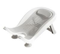 Supporto per bagnetto, vasca ergonomica per neonati con ventosa e gamba, soluzione per il bagno con lavandino antiscivolo per 0-12 mesi - Grigio, Lavandino