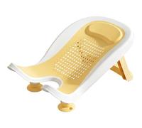 Supporto per bagnetto, vasca ergonomica per neonati con ventosa e gamba, soluzione per il bagno con lavandino antiscivolo per 0-12 mesi - Giallo, Lavandino