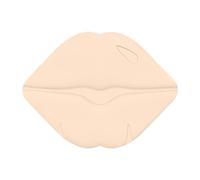 Supporto per balsamo per labbra - Organizzatore adesivo in silicone con design girevole a specchio, dispositivo di archiviazione per trucco portatile per vanità, strumento di montaggio di bellezza