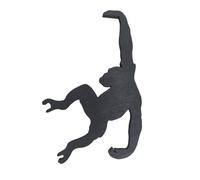 Supporto per banane Monkey, supporto da appendere in legno, 18 x 11,5 x 0,8 cm, struttura robusta, organizzazione di chiavi e esposizione di borse, porta monete a scimmia,