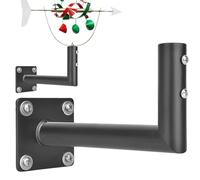 Supporto per banderuola - Supporti resistenti per bandiere meteorologiche - Supporto antenna TV per esterni con hardware, adatto per bandiere meteorologiche di dimensioni standard