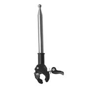 Supporto per bandiera per moto | Asta per bandiera in acciaio inox da 1,2 m | Asta per bandiere di sicurezza per moto | telescopica per asta portabandiera | Aste per manubrio per accessori da