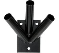 Supporto per bandiere da 3 posti, colore nero