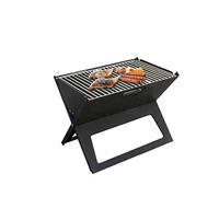 Supporto per barbecue, Griglia for barbecue for a carbone pieghevole for esterni for portatile addensata di tipo X in carbonio Mini griglia verticale for uso domestico Forno da esterno