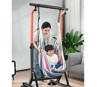 Supporto per barra per trazioni da ginnastica regolabile da 55 a 70,8 pollici, barra orizzontale per bambini, attrezzatura per l'allenamento della forza per la scuola a casa (colore: E, dimensioni: 75