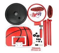 Supporto per basket regolabile in altezza da 170 cm per bambini, set di canestri da basket per interni ed esterni per bambini con telaio in ferro, attrezzatura per l’allenamento fa