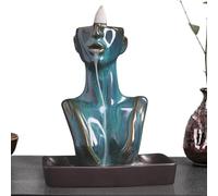 Supporto per bastoncini di incenso, bruciatore di incenso, in ceramica, per aromaterapia, decorazione per la casa, per la meditazione per Capodanno, Natale e Ge