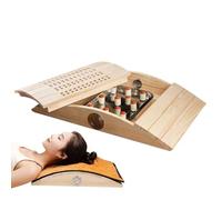 Supporto Per Bastoncini Moxa - .95x11.02 pollici Scatola Relax Moxibustione Lombare | Scatola Legno Artemisia Multi Fori Per Benessere E Casa Con