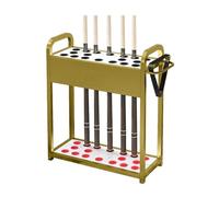 Supporto per bastone da biliardo con fori stabilizzanti e 18 slot per una soluzione ottimale per l'esposizione a pavimento e archiviazione