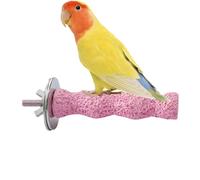 Supporto per bastone per - Giocattolo da masticare naturale con taglio a e ruvido | Giocattolo da masticare naturale con tagliata e per calopsitte, cacatua, lorichetti