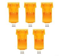 Supporto per batteria 2 in 1 compatibile con batterie Dewalt da 20 V, incluse DCB203 DCB206 DCB180 per organizzazione a parete (5 pezzi)