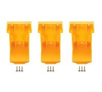 Supporto per batteria 2 in 1 compatibile con batterie Dewalt da 20 V, incluse DCB203 DCB206 DCB180 per organizzazione a parete (3 pezzi)