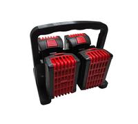 Supporto per batteria a 4 scomparti per batterie da 18 V, compatibile con Bosch Professional Procore, stabile conservazione della batteria, organizer per officina e valigia, robusta stampa 3D