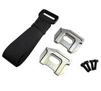 Supporto per batteria alto in lega di alluminio per Traxxas 1/8 Sledge - Argento