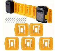 Supporto per batteria da 10 pezzi compatibile con il supporto per batteria Dewalt da 20 V e 60 V, adatto per batterie DCB200,