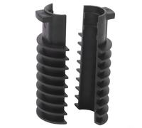Supporto per batteria interna in TPE per reggisella Di2, fissatore elettronico del cambio e adattatore per tubo sella da 27,2 mm e 31,6 mm, clip distanziatore per componenti da ciclismo, nero, 2