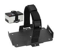 Supporto per batteria - Iron Car Batteries vassoi batterie regolabili scaffale | Kit di supporto di ricambio per auto - sicuro con cinghie per moto barche attrezzature di alimentazione