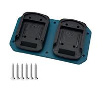 Supporto per batteria montabile a parete o sotto lo scaffale per trapani da 18 V che fornisce una soluzione di archiviazione flessibile nell'area di lavoro porta batterie organizzatori