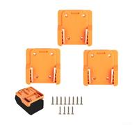 Supporto per batteria Ridgid da 18 V per organizzare batterie di utensili elettrici a parete o banco da lavoro, con vestibilità sicura e design salvaspazio (3 pezzi)