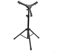 Supporto per Batteria su Treppiede - Supporto per Rullante Pieghevole in Metallo - Supporti per Batteria Regolabili con Piedini Rivestiti in Plastica, Fissaggio Stabile Senza