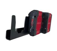 Supporto per batterie in metallo per Bosch e Metabo 18V, organizer da parete, supporto per la conservazione di 3 batterie