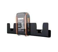 Supporto per batterie in metallo per Worx 20V, organizer da parete, Made in Portugal, supporto per la conservazione di 3 batterie