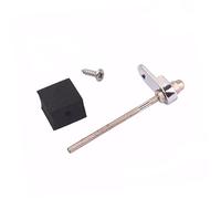 Supporto per Battipenna Cromato Qf02 per Chitarra Elettrica | Acciaio e Spugna, Cuscinetto Nero Integrato, Accessori per Chitarristi Professionisti