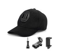 Supporto Per Berretto Da Baseball Per Videocamera D'azione, Cappello Da Sole Con Supporto Per Fibbia A Sgancio Rapido Per Gopro E Altre Videocamere D'azione, Dotato Di Gancio A J E Morsetto Per Telefo