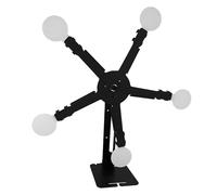 Supporto per Bersaglio,Bersagli Mobili - Bersaglio Magnetico Regolabile con 5 Bersagli a Ruota Panoramica con Reset Automatico - Attrezzatura per Giochi da Esterno per Adulti