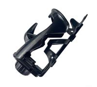 Supporto per bevande in alluminio resistente compatibile con manubri ATV Dirt Bike Supporto per bottiglia d'acqua Design di colore nero Adatto a contenitori da 60 a 75 mm Sicuro Ciclismo Cup Rack per