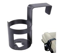 Supporto per bevande per auto, 130 x 65 x 115 mm, in ABS nero, supporto per tazza, base per accessori, per la guida quotidiana dei pendolari, controllo degli accessi alle bevande, per riporre