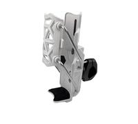 Supporto per bevande Portaborraccia regolabile a 360 gradi per manubrio di bici e moto, per borraccia, MTB, ciclismo su strada, motocicletta.(White)