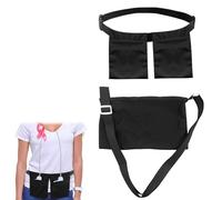 Supporto per biberon di drenaggio post-operatorio per chirurgia del seno, regolabile, confortevole, traspirante, ideale per cure post-operatorie, include 2 sacche di drenaggio, 1 cintura e