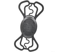 Supporto per bici compatibile con Garmin con supporto per smartphone da 4,7 a 6,9 pollici, struttura in nylon e silicone, per fissaggio al manubrio durante le uscite (A)