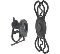 Supporto per bici compatibile con Garmin con supporto per smartphone da 4,7 a 6,9 pollici, struttura in nylon e silicone, per fissaggio al manubrio durante le uscite (C)