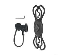 Supporto per bici compatibile con Garmin con supporto per smartphone da 4,7 a 6,9 pollici, struttura in nylon e silicone, per fissaggio al manubrio durante le uscite (D)