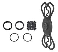 Supporto per bici compatibile con Garmin con supporto per smartphone da 4,7 a 6,9 pollici, struttura in nylon e silicone, per fissaggio al manubrio durante le uscite (B)