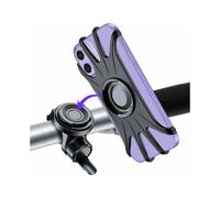 Supporto per bici compatibile con schermi interi, supporto per telefono da bici rimovibile per smartphone, rotazione a 360 per una visualizzazione