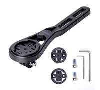 Supporto per bici RAVEMEN AOM06 per Garmin Wahoo Bryton GPS GoPro, supporto anteriore leggero per bicicletta, design aerodinamico integrato, resistente.