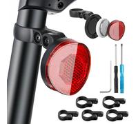 Supporto per bicicletta AirTag, supporto Airtag per bicicletta con supporto in metallo, accessorio GPS antifurto, pali da 22,2 - 31,8 mm, impermeabile per biciclette e scooter