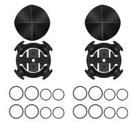 Supporto per bicicletta compatibile con GPS Garmin, supporto da manubrio per computer da bicicletta per Garmin Edge 200/500/510/520/800/810/1000 (con cinturino in silicone)