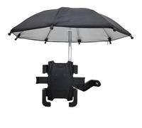 Supporto per Bicicletta Compatibile Con Ombrello Impermeabile Supporto Per Cellulare Da Moto Antiurto Supporto Per Telefono Da Moto Supporto Per Telefono Bici Antiscivolo(Wide-rearview mirror)