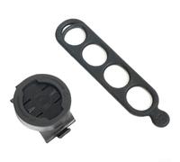 Supporto per bicicletta in nylon e silicone per Garmin per Wahoo GPS Nylon | Adatto per Garmin per Wahoo, tubo da 25-45 mm, cinghia di sicurezza, nylon silicone, uso MTB da strada (kit G)