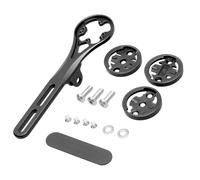 Supporto per bicicletta per Garmin Edge, Extended Out-Front, per bici da strada (lega di alluminio) Supporto per manubrio Garmin Edge 25 130 200 500 510 520 800 810 adatto