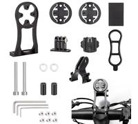 Supporto per bicicletta per Garmin, supporto con accessori, compatibile con Garmin Edge 500 510 520 530 25 20 800 810 820 1000 1030, facile da installare, nero