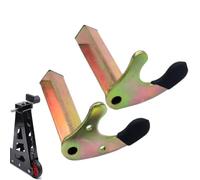 Supporto per bicicletta sportiva supporto per paddock da motocicletta - 2 pezzi di supporto posteriore in ferro zincato per motocicletta - Supporto per bicicletta sportiva staffe coppia