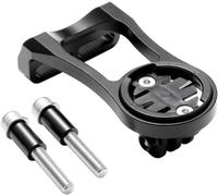 Supporto per bicicletta, supporto per computer da bicicletta, in lega di alluminio, 2 in 1, supporto combinato anti-allentamento, compatibile con Garmin Edge, Wahoo, Bryton, Cateye e Action Camera