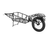 supporto per biciclette Rimorchio da carico per bici Capacità 70 libbre Carrello per vagone bicicletta per carichi pesanti Struttura compatta a sgancio rapido