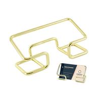 Supporto per biglietti da visita: cavo di ferro 10 × 4,5 × 4 cm | Schermo schermo con finitura antigraffio, schermo Cārd da scrivania, organizzazione ufficio, organizzatore